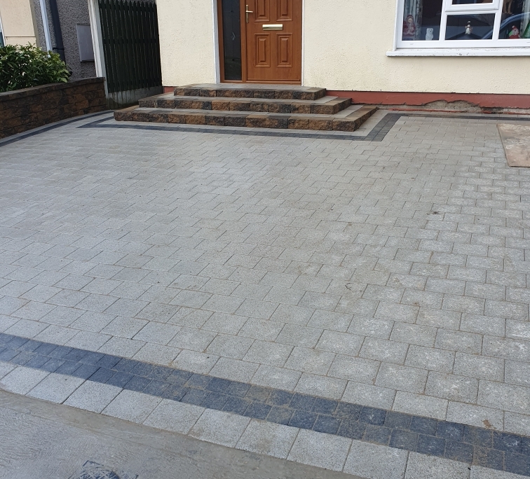 Niall Doran Paving Wexford, private paving, commercial paving, brick paving, All Natural-Stone paving, Concreting, Groundworks, Kerbs, Sleepers